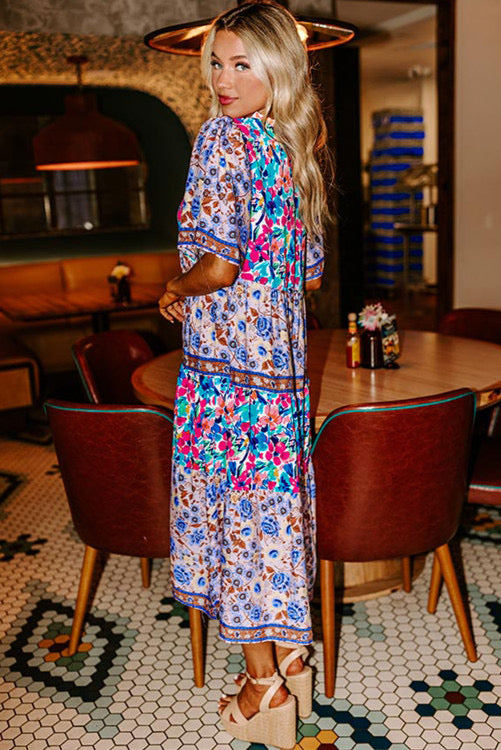 Bohemian colorful maxi