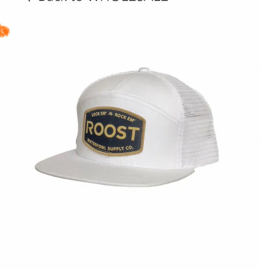 White roost hat
