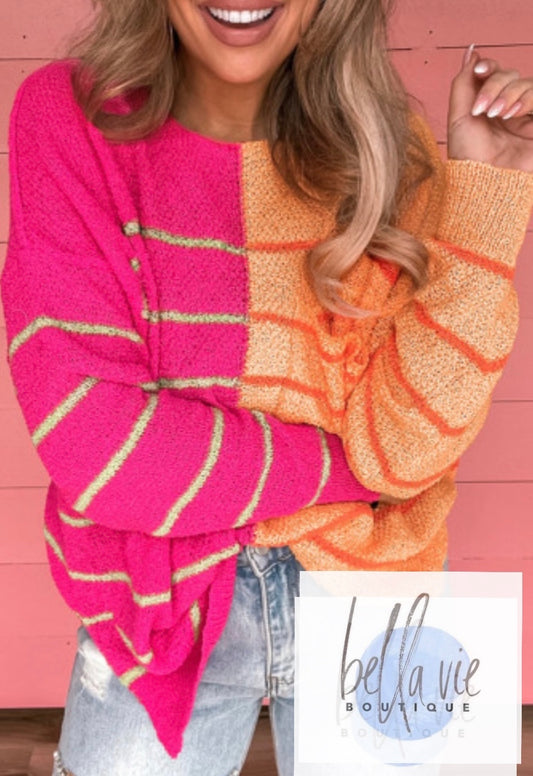 Just peachy sweater