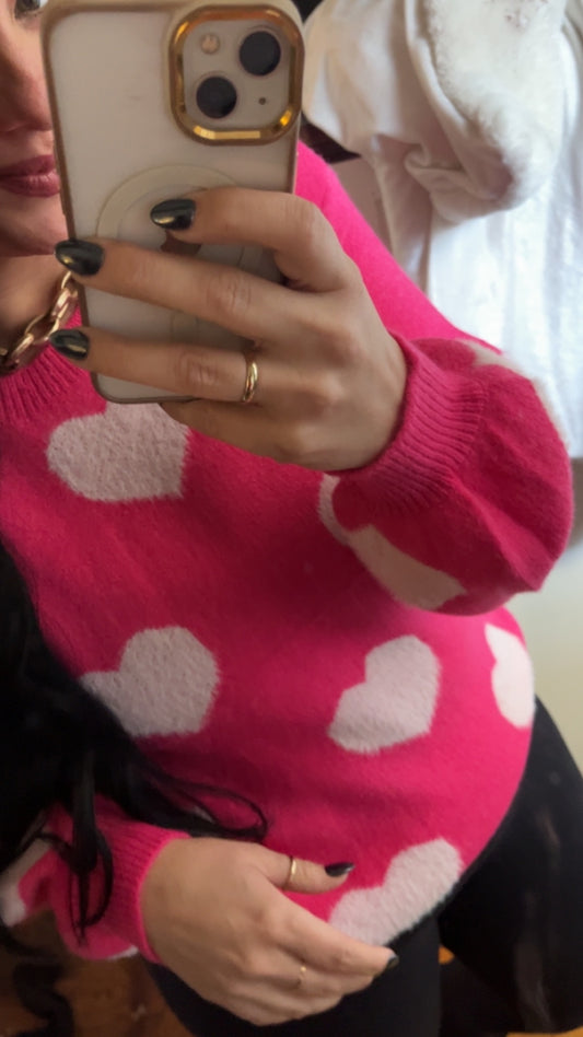 Heart sweater