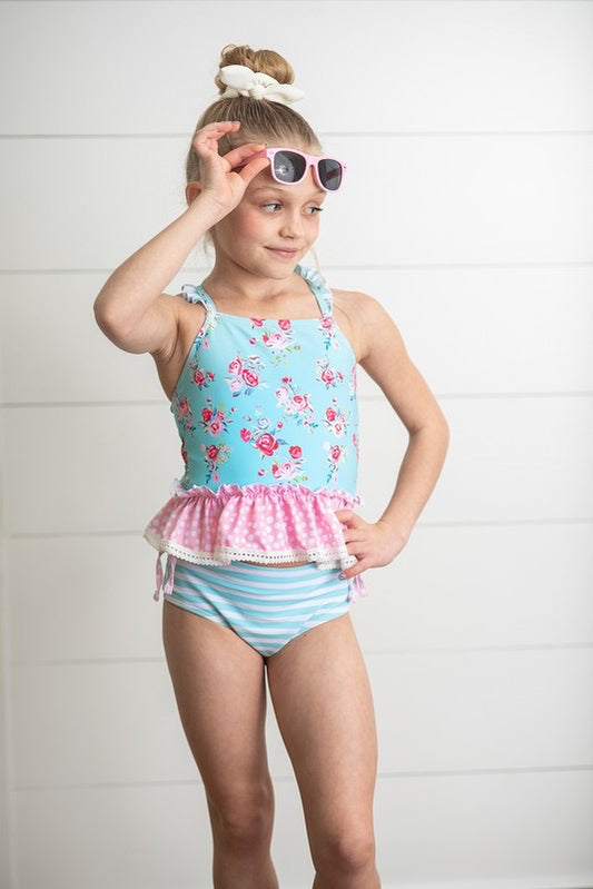 Girlie floral swim***