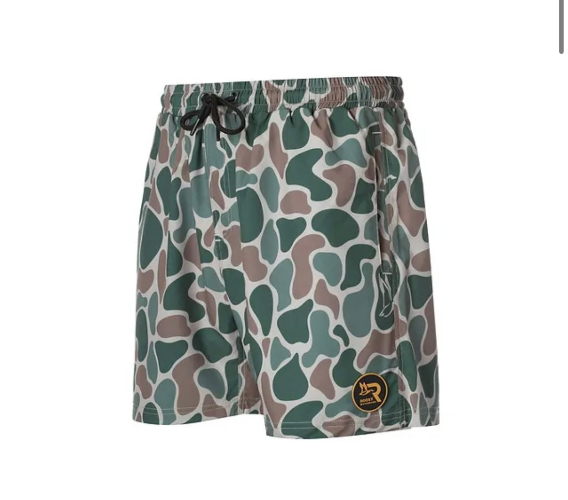 Roost camo shorts