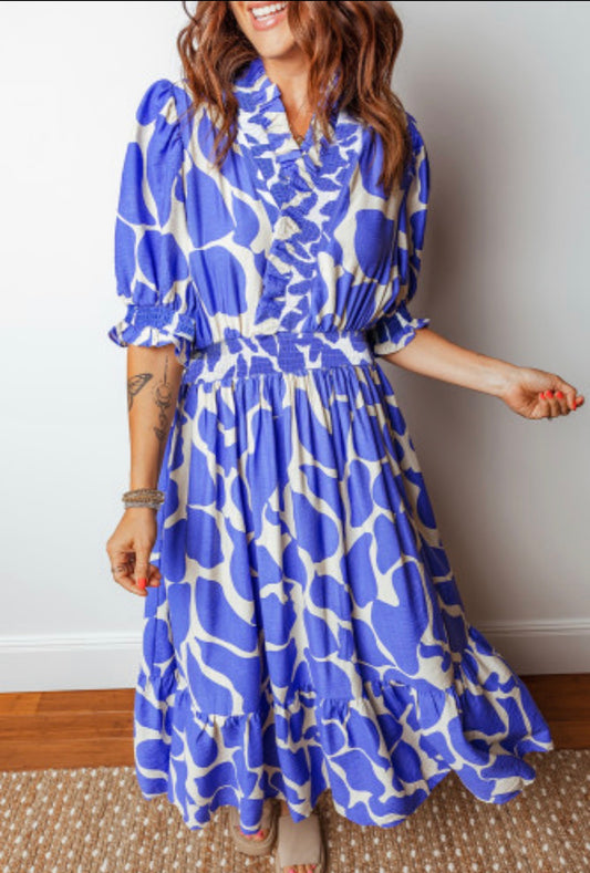 Ocean blue maxi