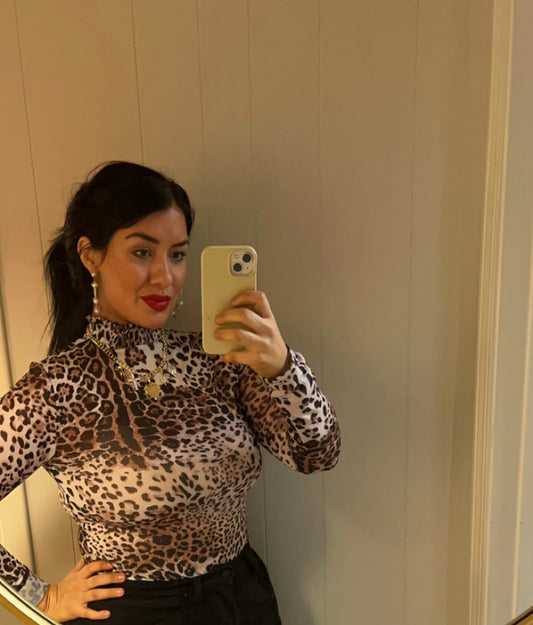 Leopard body suit