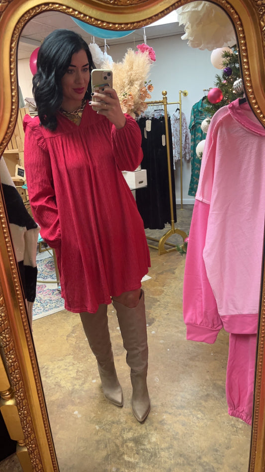 Red dress