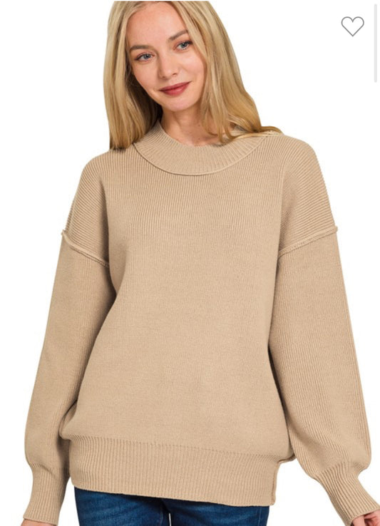 Zenana tan sweater