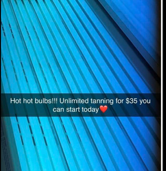 Tanning bed package  1 month unlimited