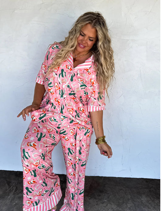 Luxe howdy pjs (preorder )