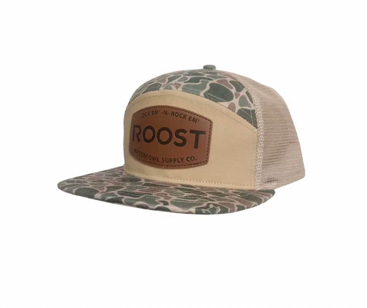 Roost camp camo hat