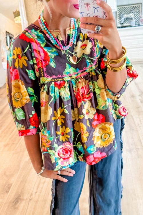 Big flower top