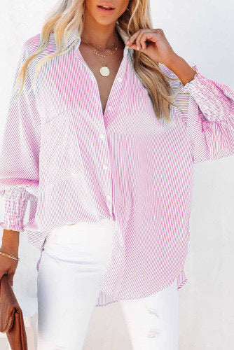 Pink pin stripe