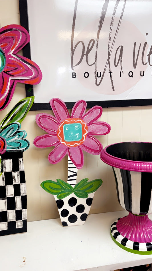 Flower door hanger