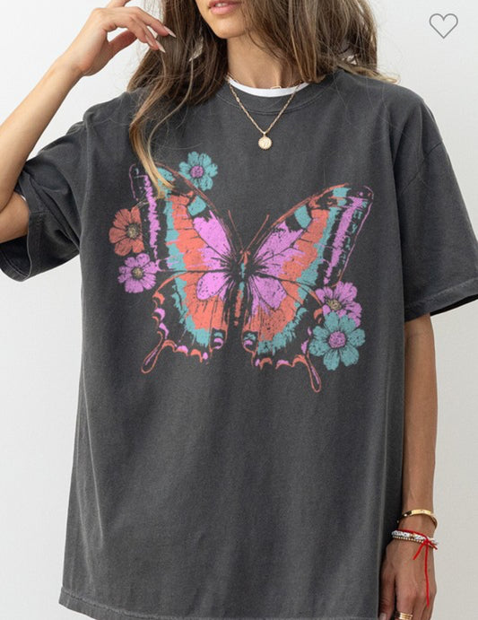 Retro butterfly tee