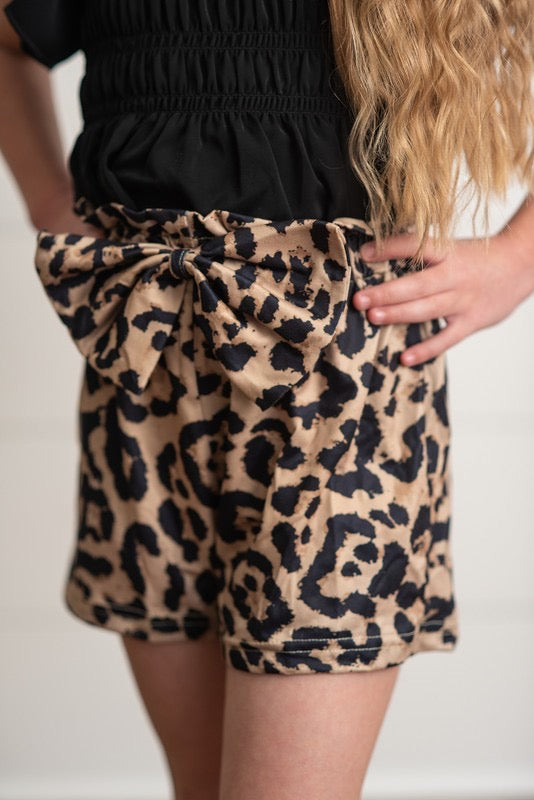 Girls leopard set