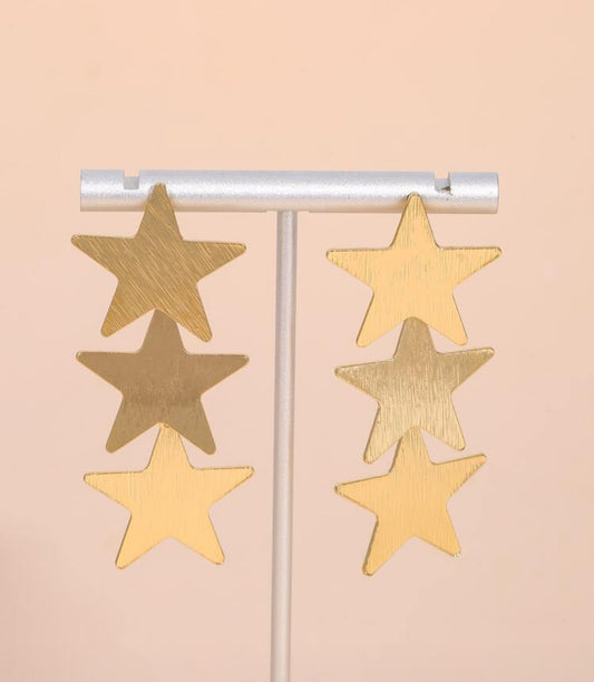 Star struck drop earrings