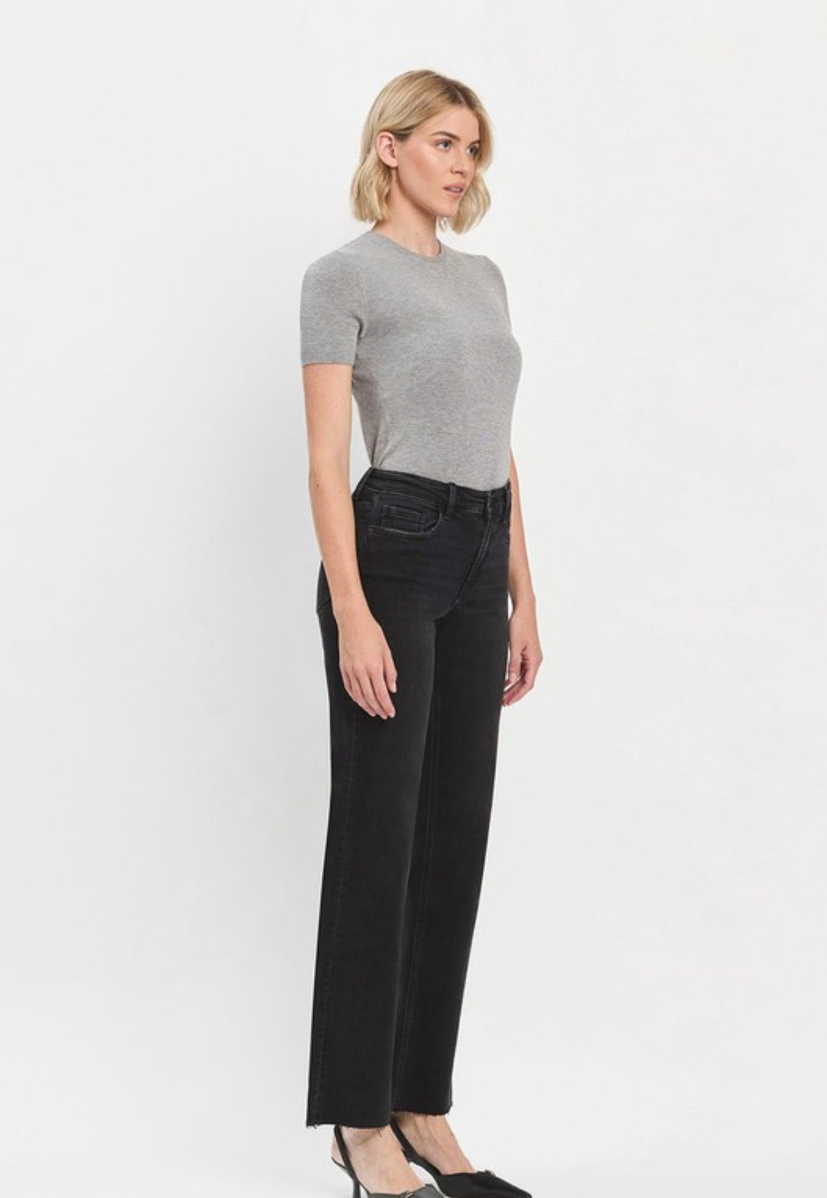 Flying Monkey smooth black jeans