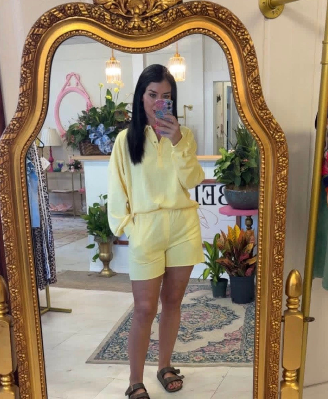 Butter yellow set