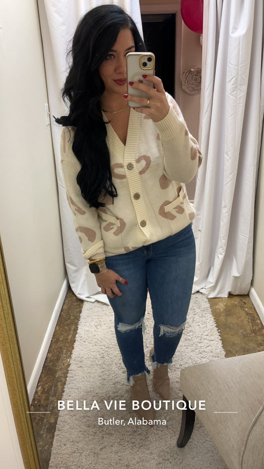 Leopard cardigan