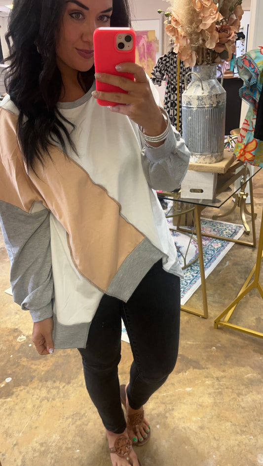 Gray color block