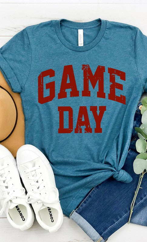 Vintage Game Day Plus Size Graphic Tee