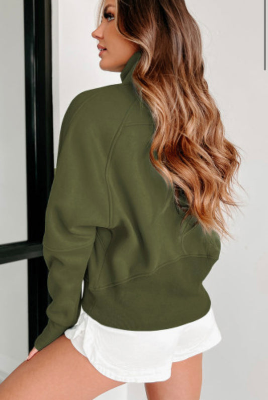 Olive pull over