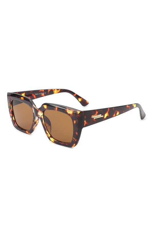Square Retro Flat Top Cat Eye Fashion Sunglasses'