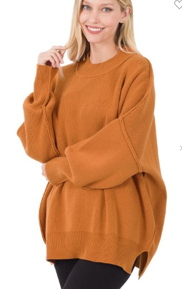 cold nights oversized sweater