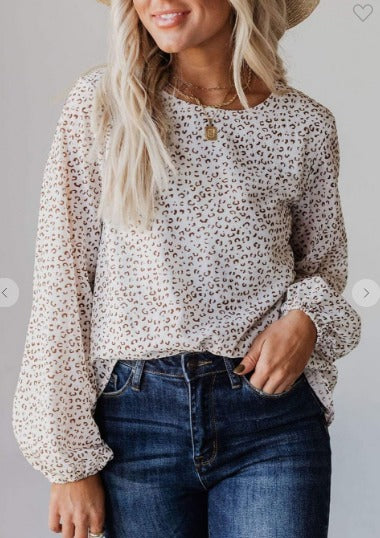 Not neutral leopard top