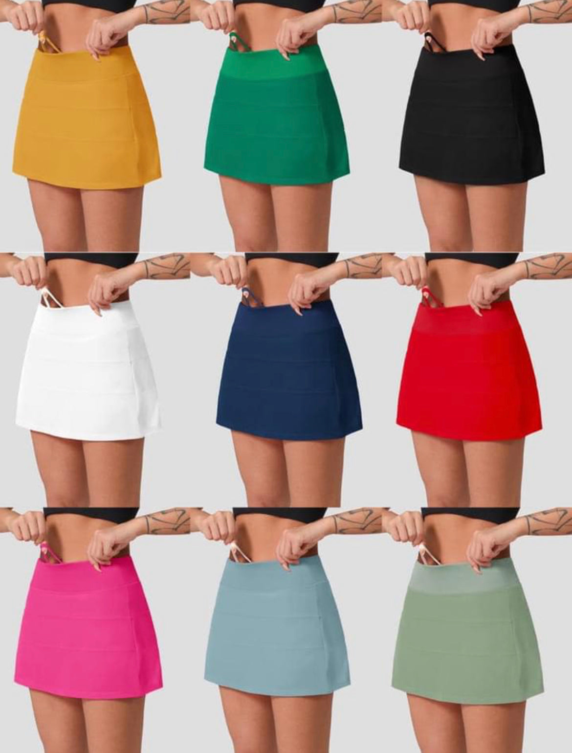 Lu dupe colored skirt