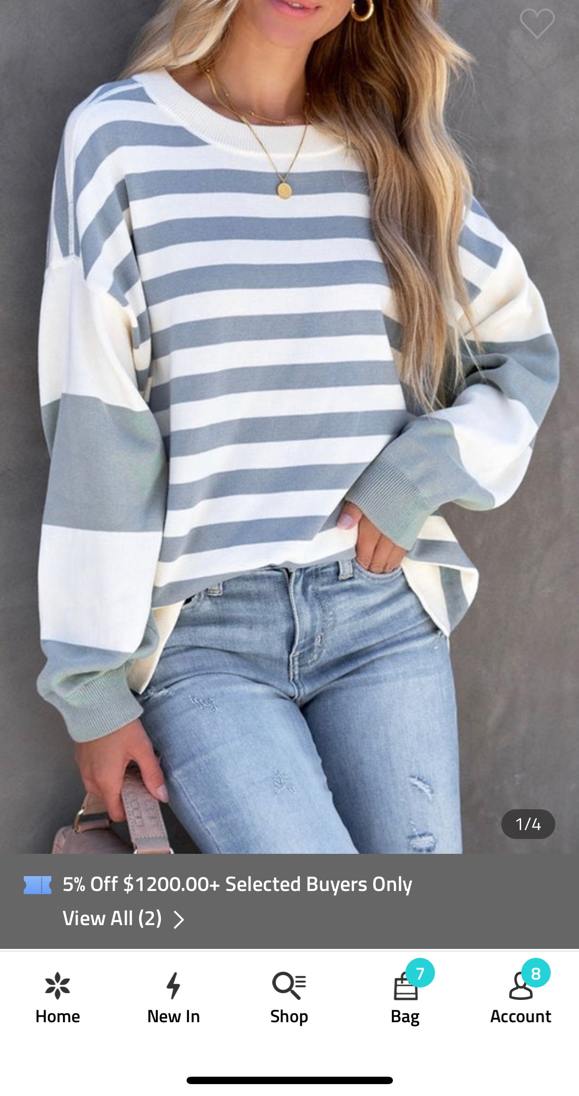 Stripe it out sweater