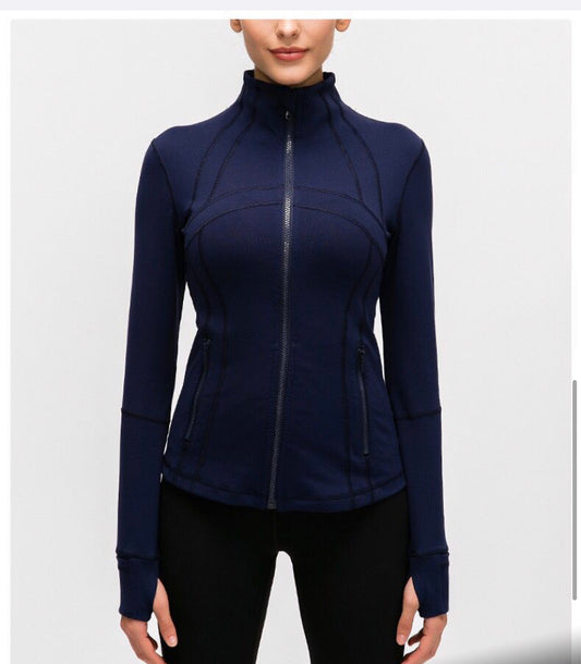Navy lu dupe jacket