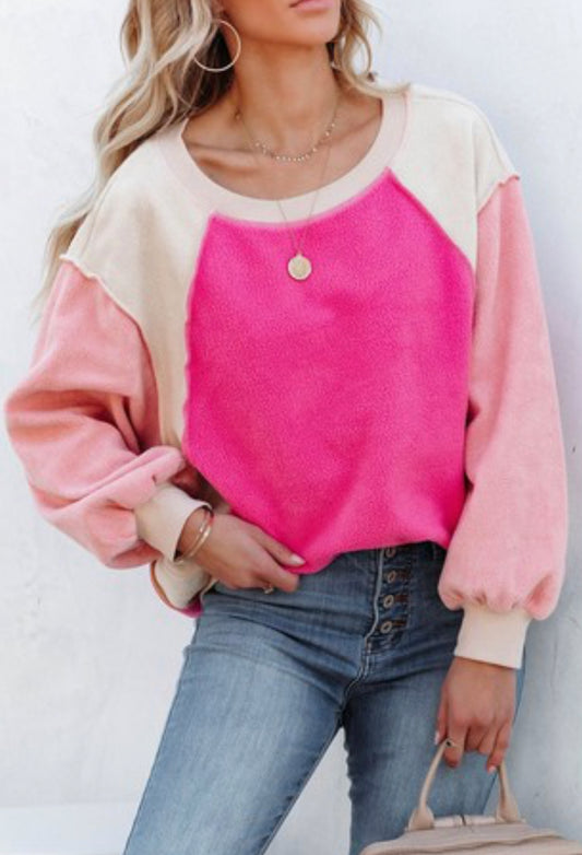 Pink out top