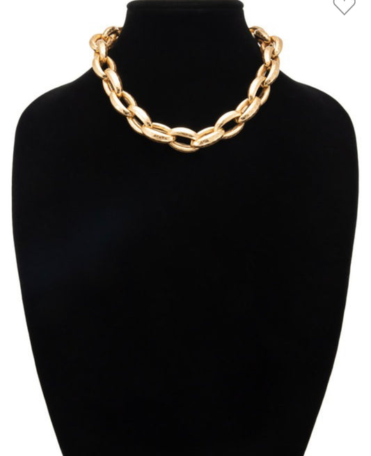 Gold plated necklace