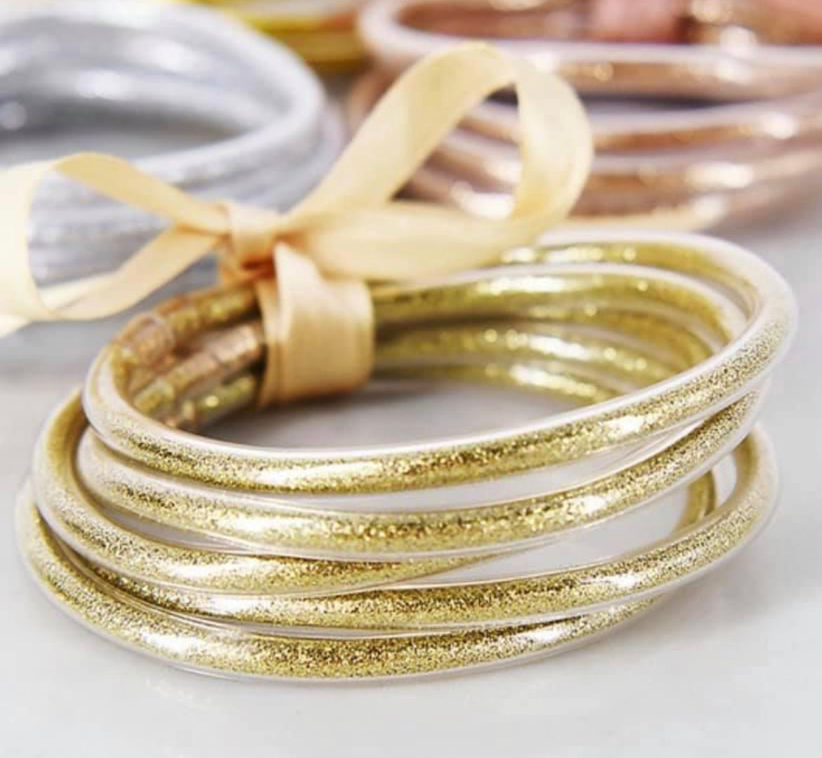 Gold bracelets